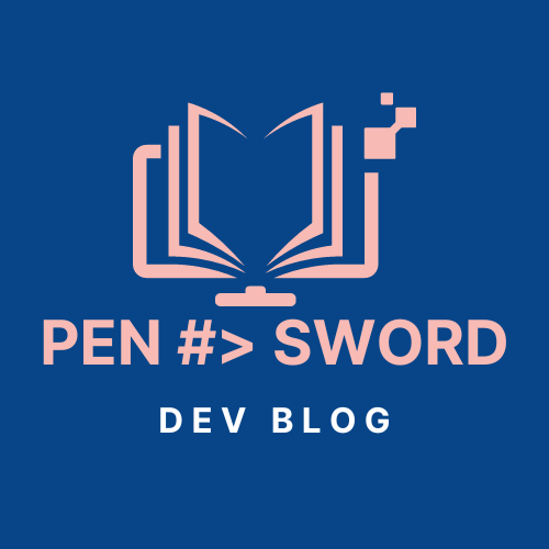 Pen #> Sword Logo